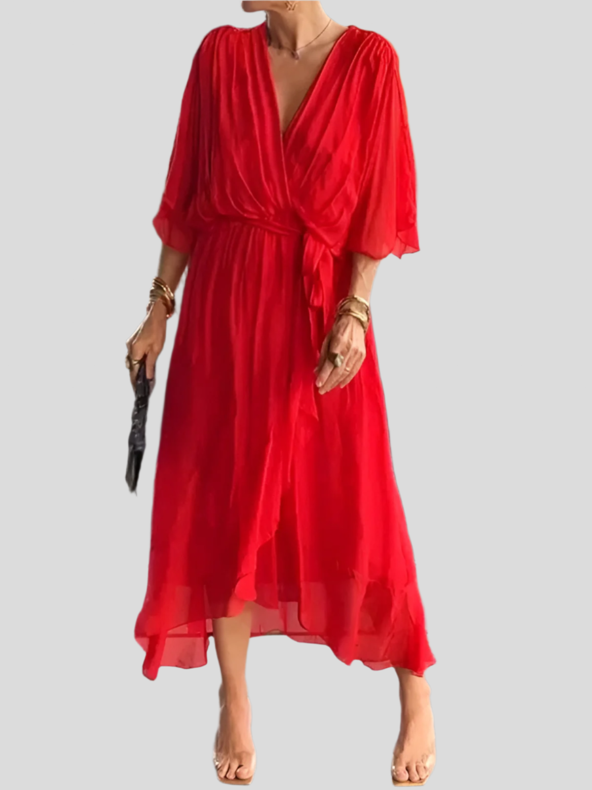 Adrianne | Robe En Soie Élégante