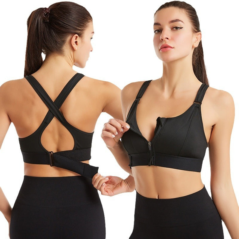 Laryssa | Soutien-gorge De Sport Zippé Anti-transpiration