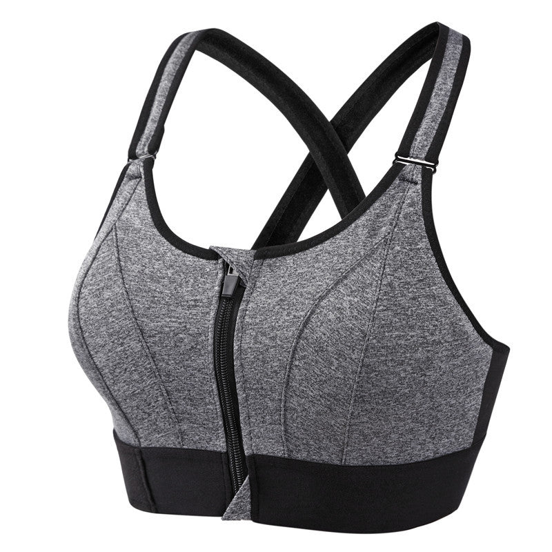 Laryssa | Soutien-gorge De Sport Zippé Anti-transpiration