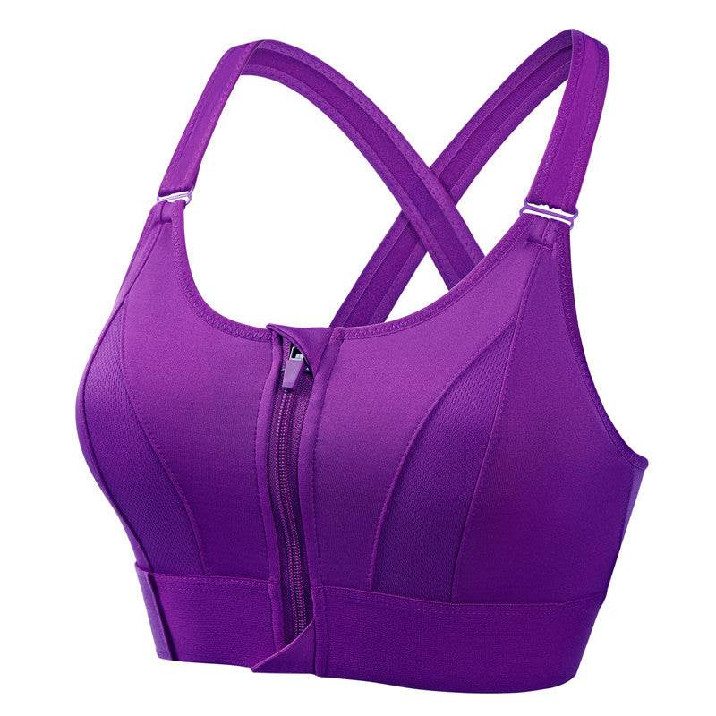 Laryssa | Soutien-gorge De Sport Zippé Anti-transpiration