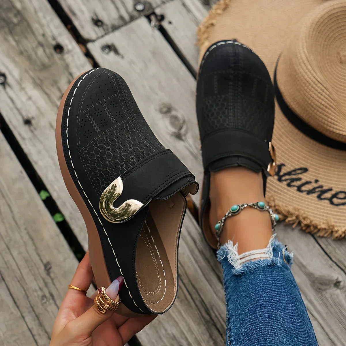 Chryssa | Sandales Compensées Chic pour Femme