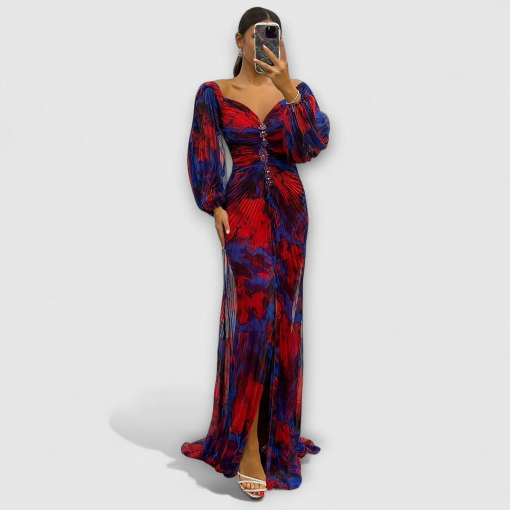 Geneviève | Robe Élégante À Col En V