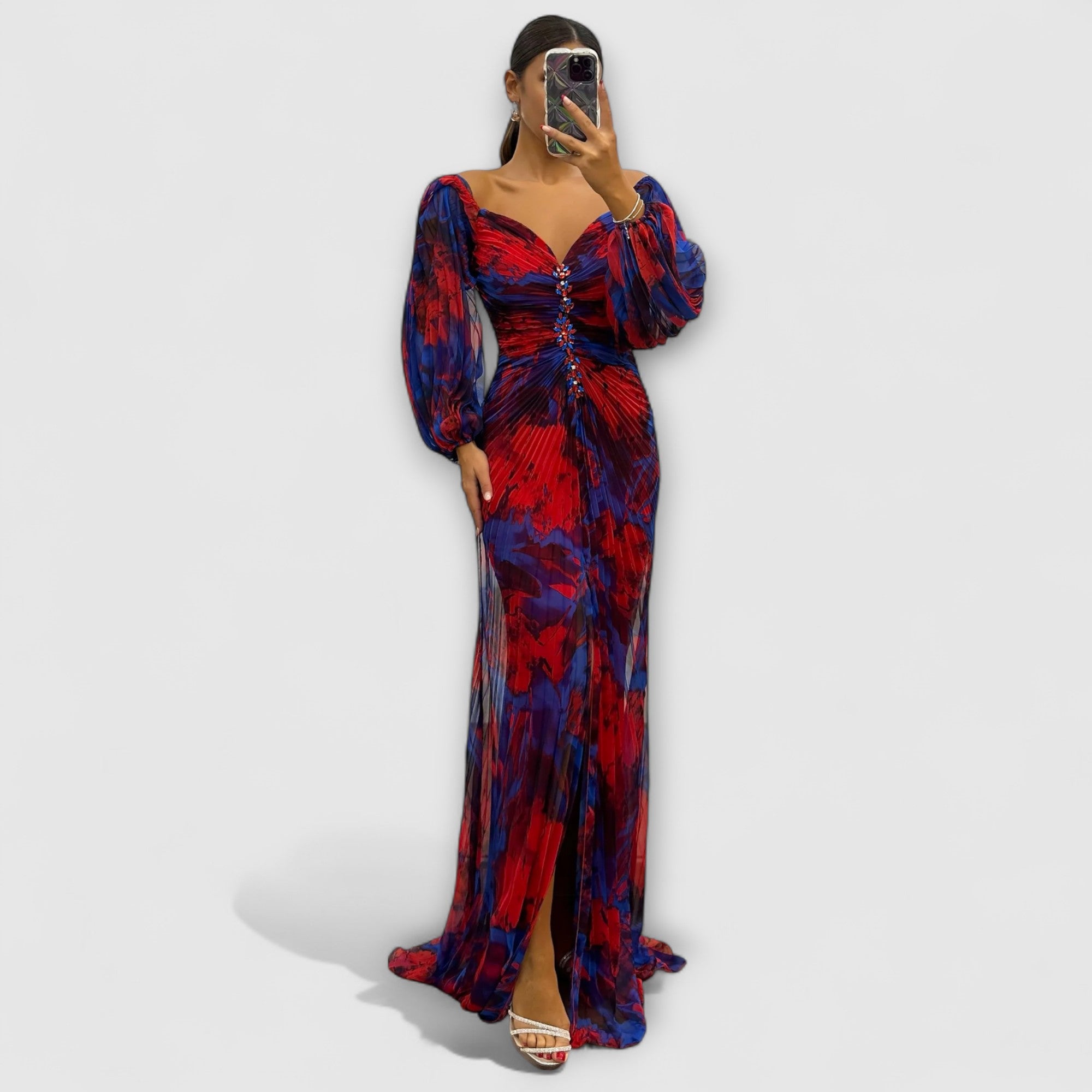 Geneviève | Robe Élégante À Col En V