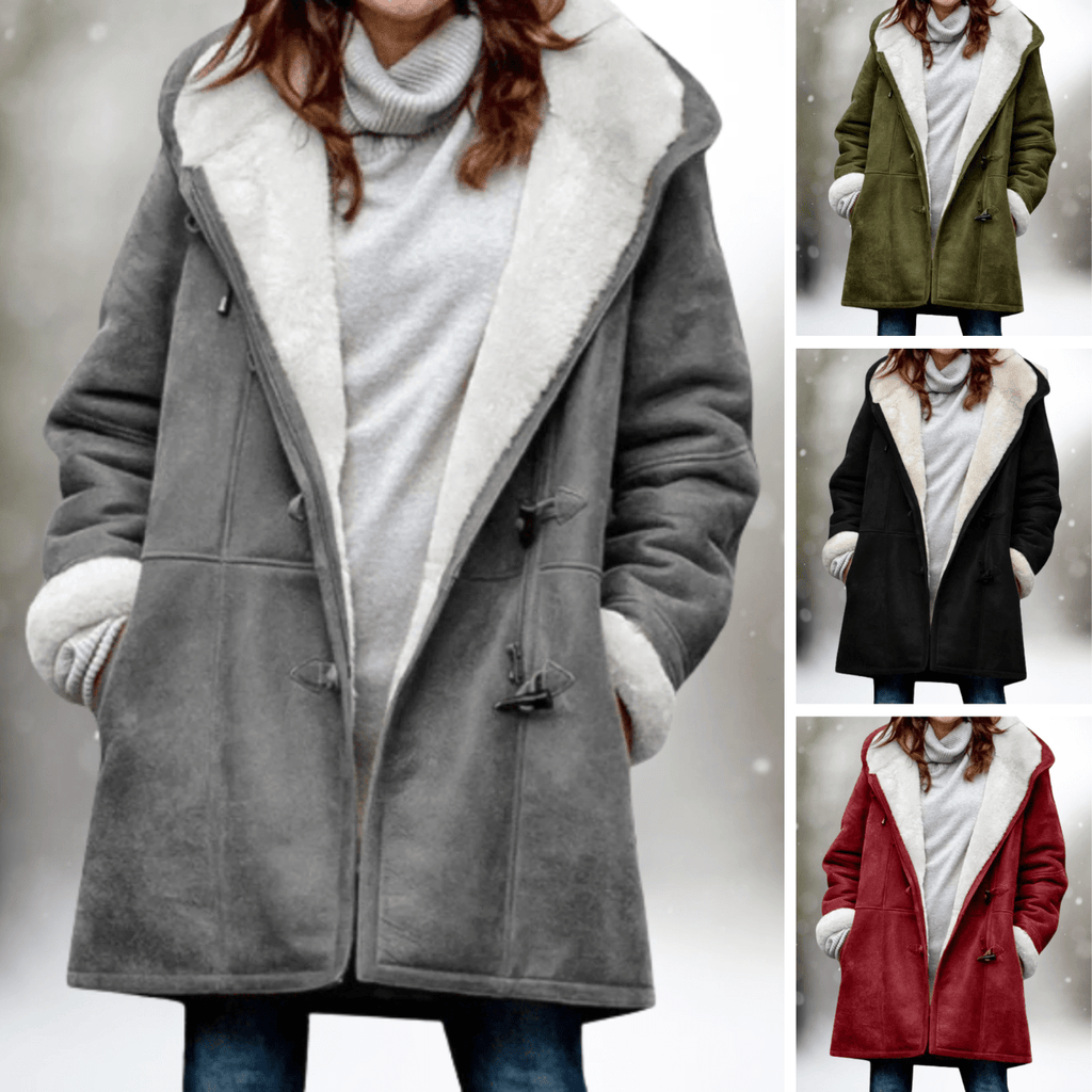 Deyse | Veste À Capuche En Polaire Suédée De Qualité Supérieure
