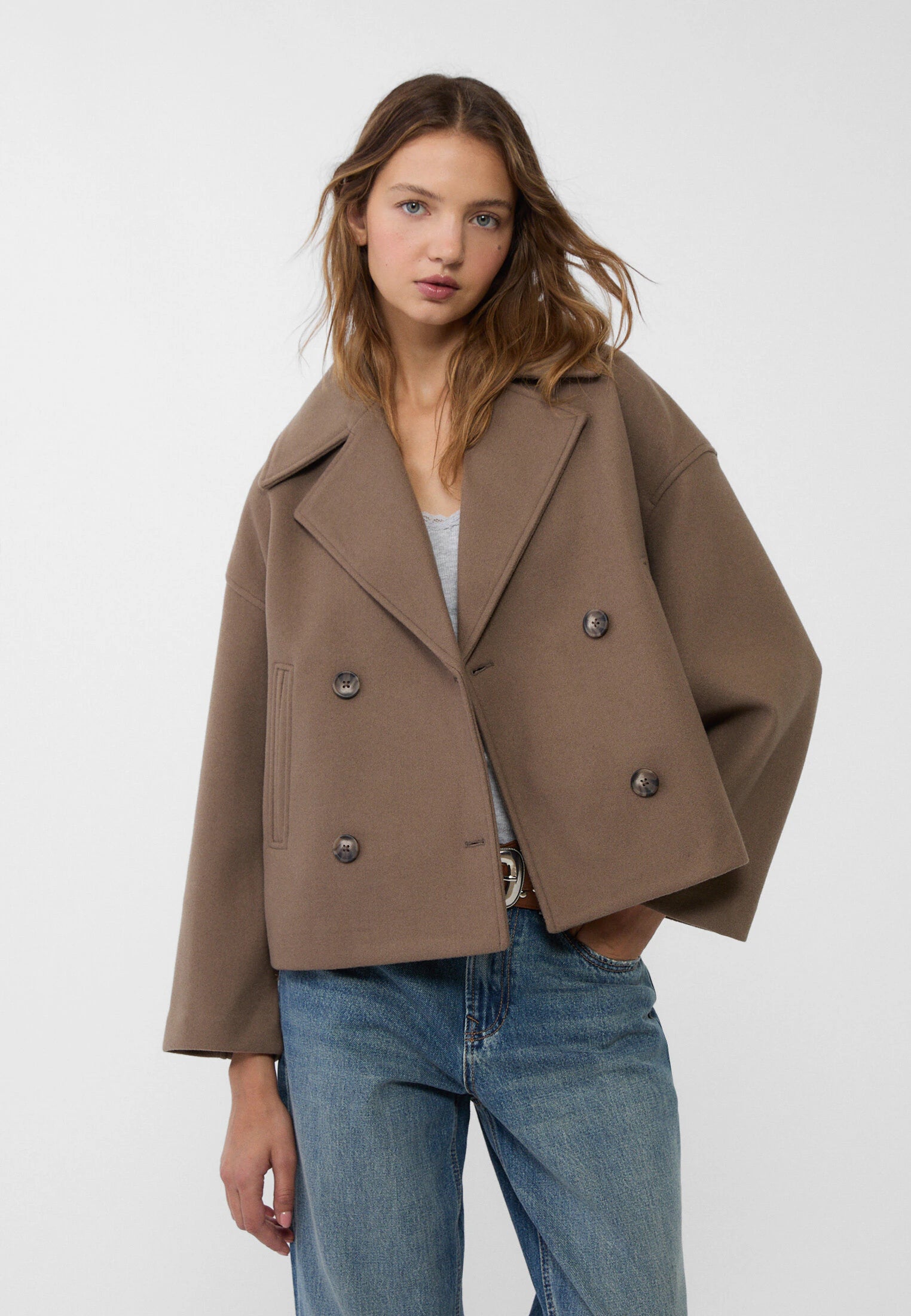 Alaia | Manteau Court Croisé