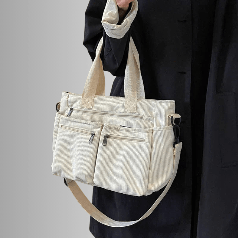Alice | Sac Fourre-tout En Velours Côtelé Urbain