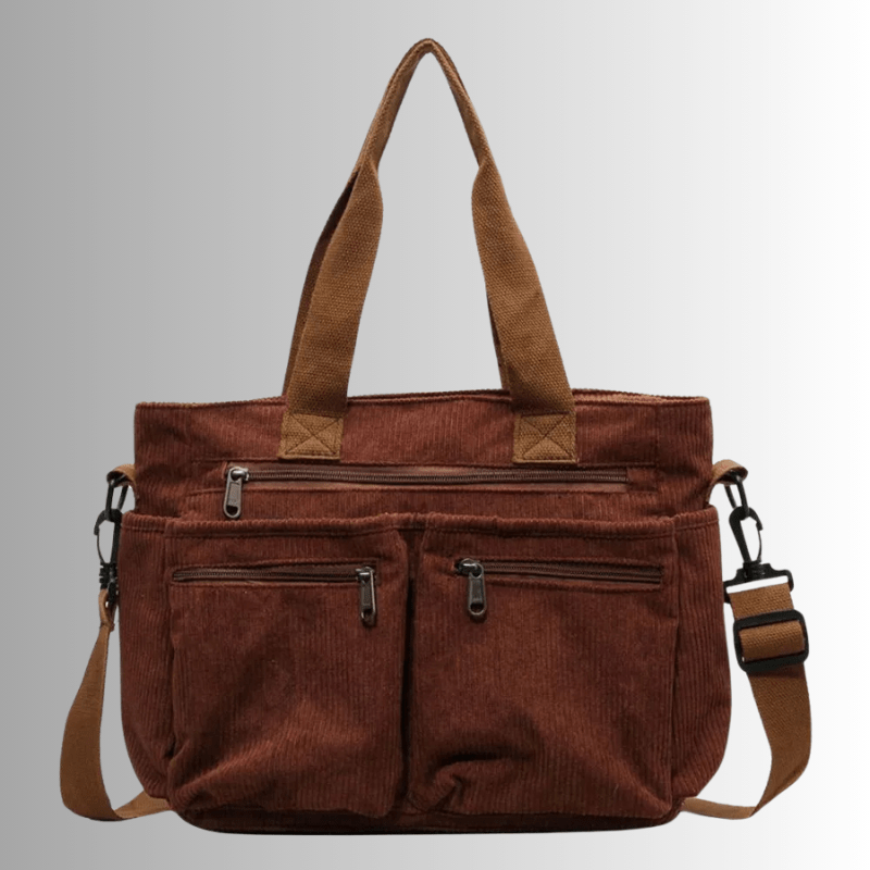 Alice | Sac Fourre-tout En Velours Côtelé Urbain