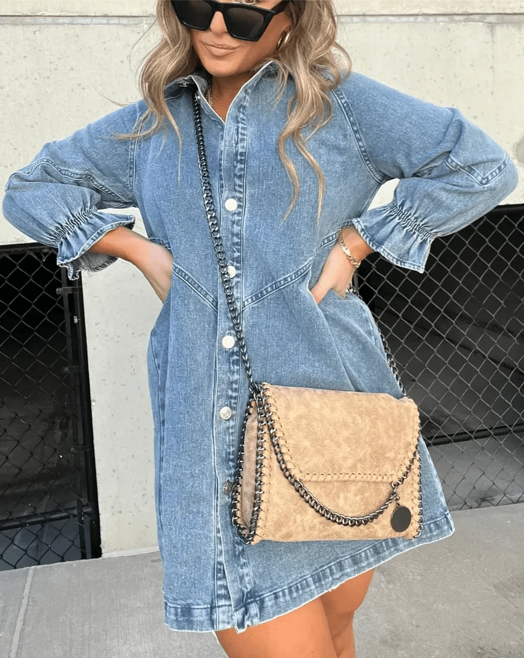Gayelle | Chemise En Jean À Manches Longues
