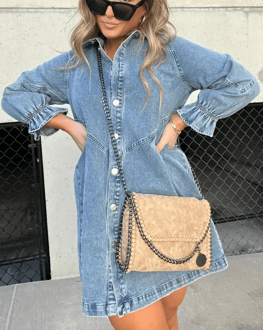 Gayelle | Chemise En Jean À Manches Longues