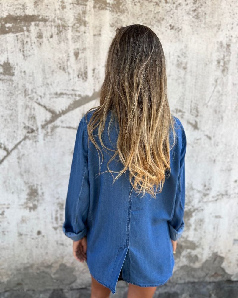Flurina | Blazer En Jean Décontracté