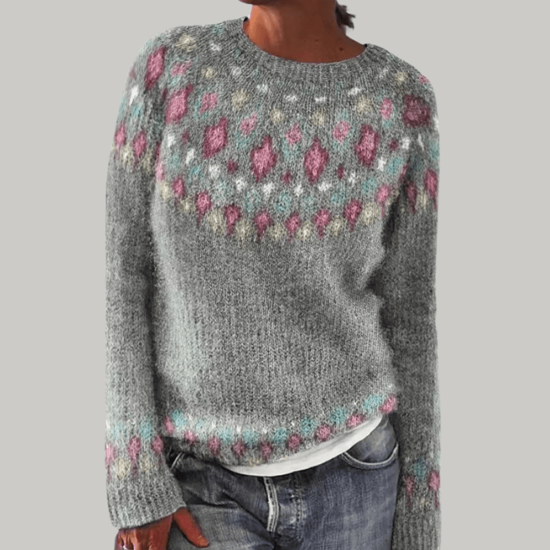 Candace | Pull en Maille à Motifs