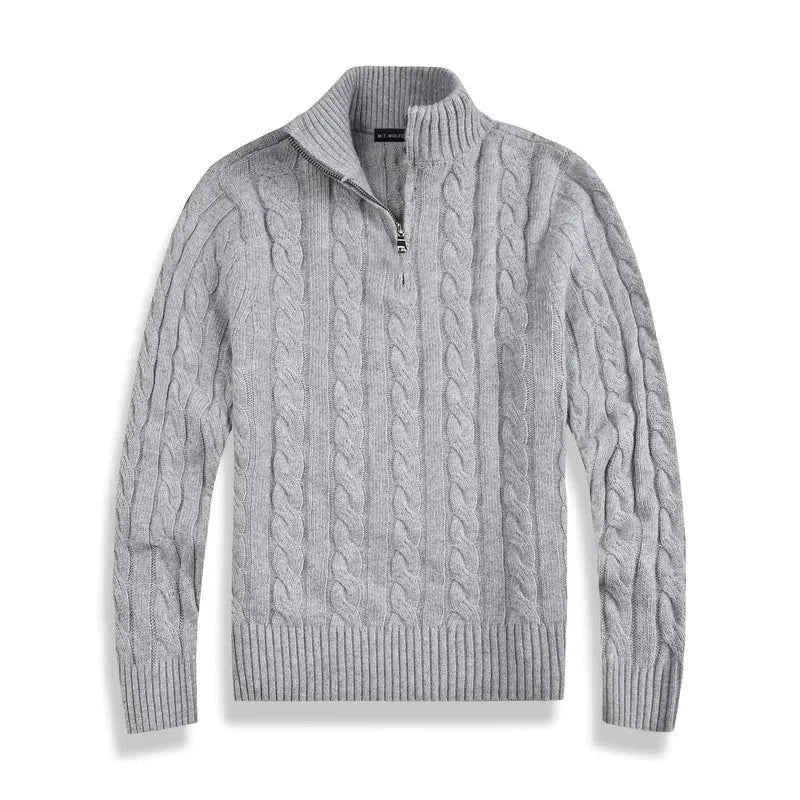 Nicolas | Pull Demi-Zip Style Old Money
