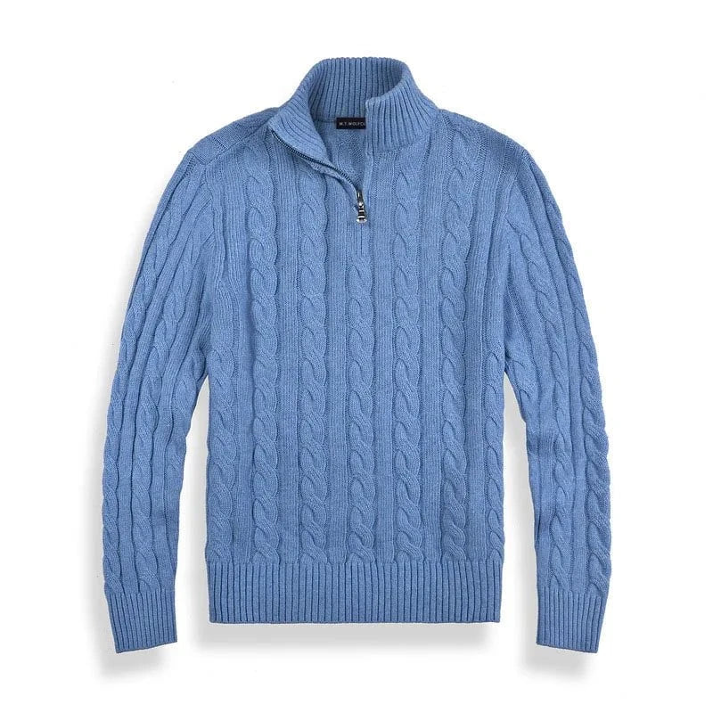 Nicolas | Pull Demi-Zip Style Old Money