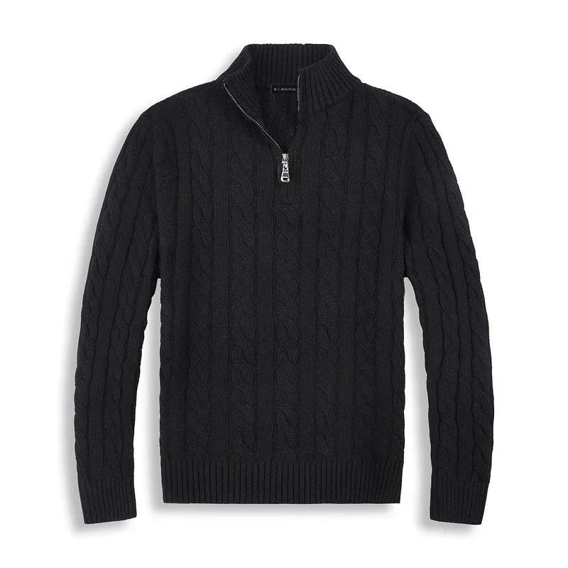 Nicolas | Pull Demi-Zip Style Old Money