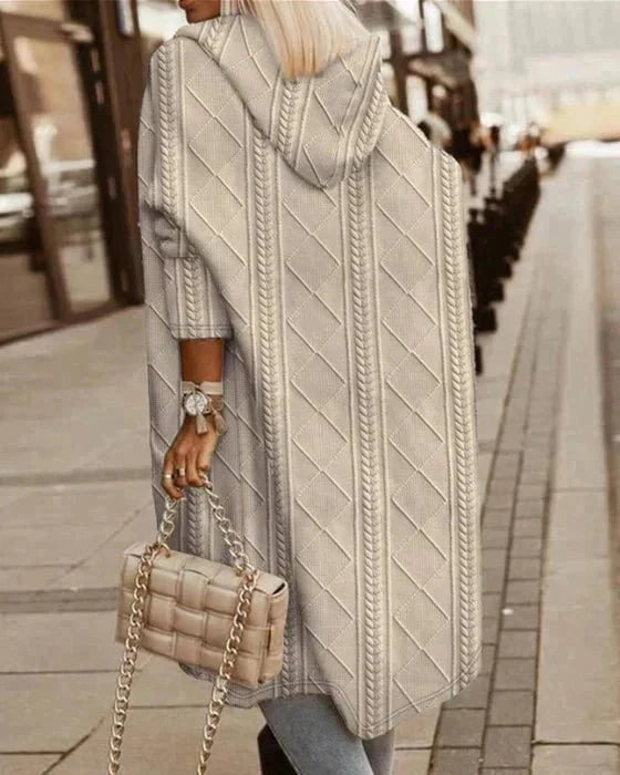 Johani | Cardigan À Capuche Long