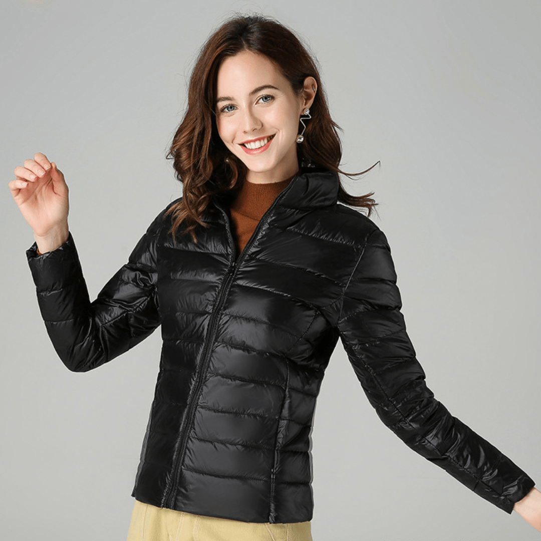 Amaris | Veste Ultralégère En Plumes De Canard Blanc