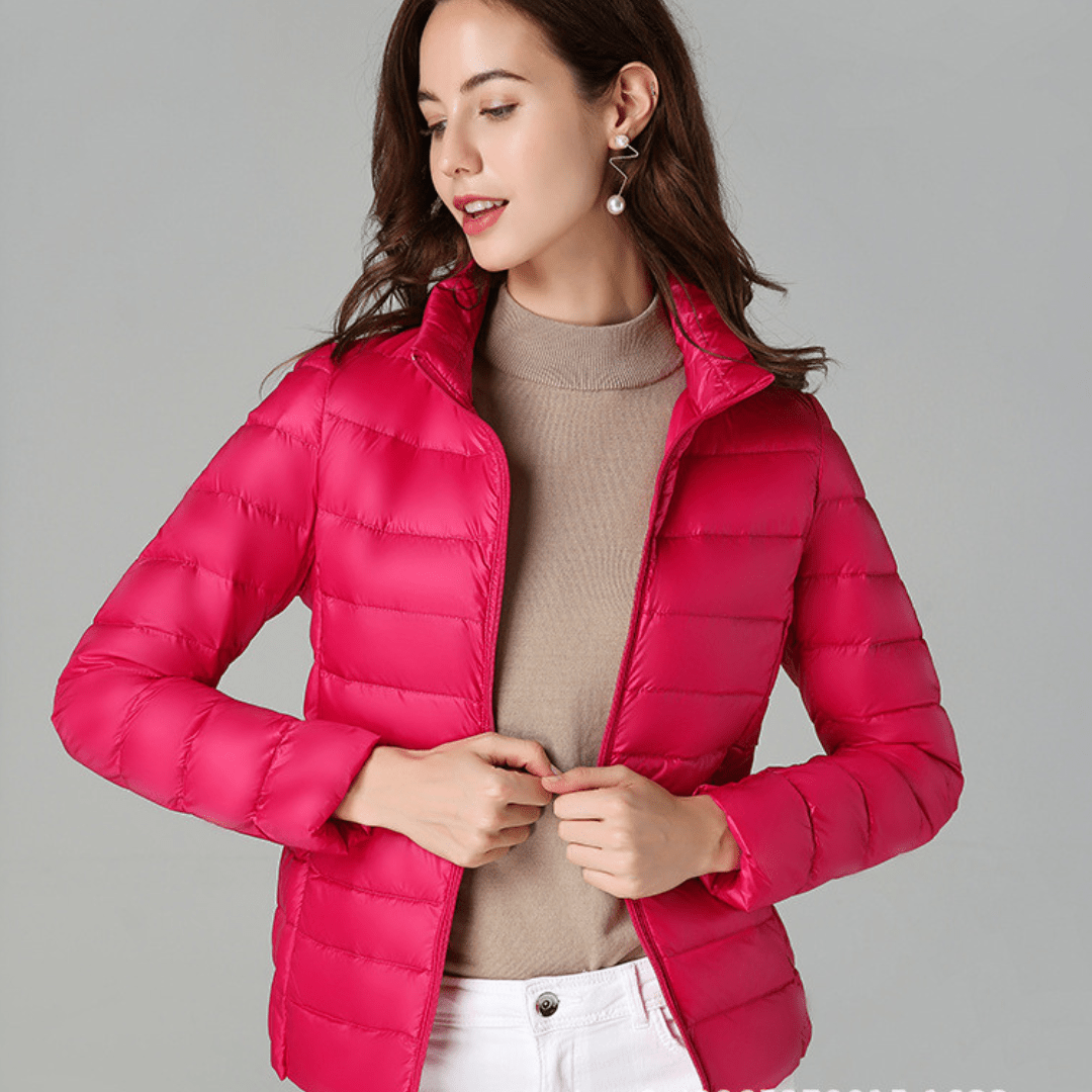 Amaris | Veste Ultralégère En Plumes De Canard Blanc