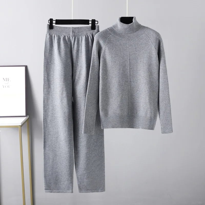Lenoir™ | Ensemble deux pièces Lounge en tricot torsadé
