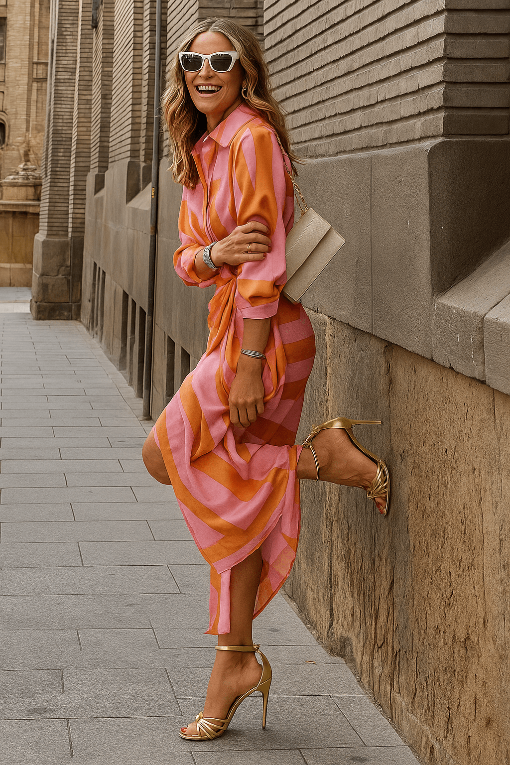 Louisa™ – Robe Portefeuille d’Été avec Col Structuré