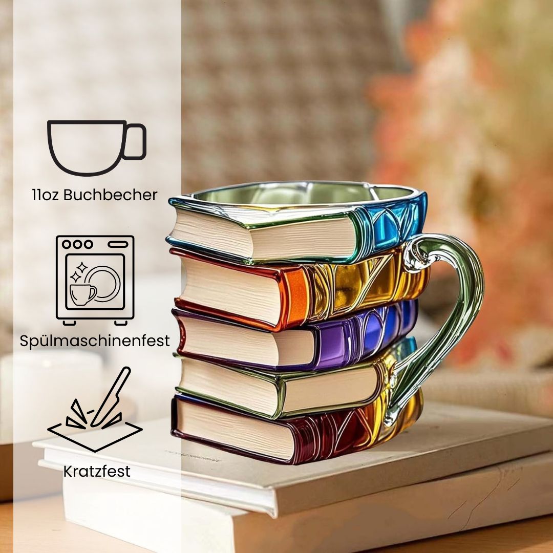 Tasse 3D Bonheur de Lecture faite main – Original