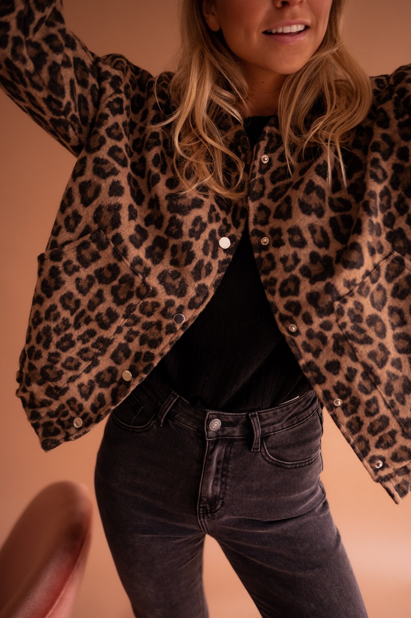 Charlène™ – veste à imprimé léopard