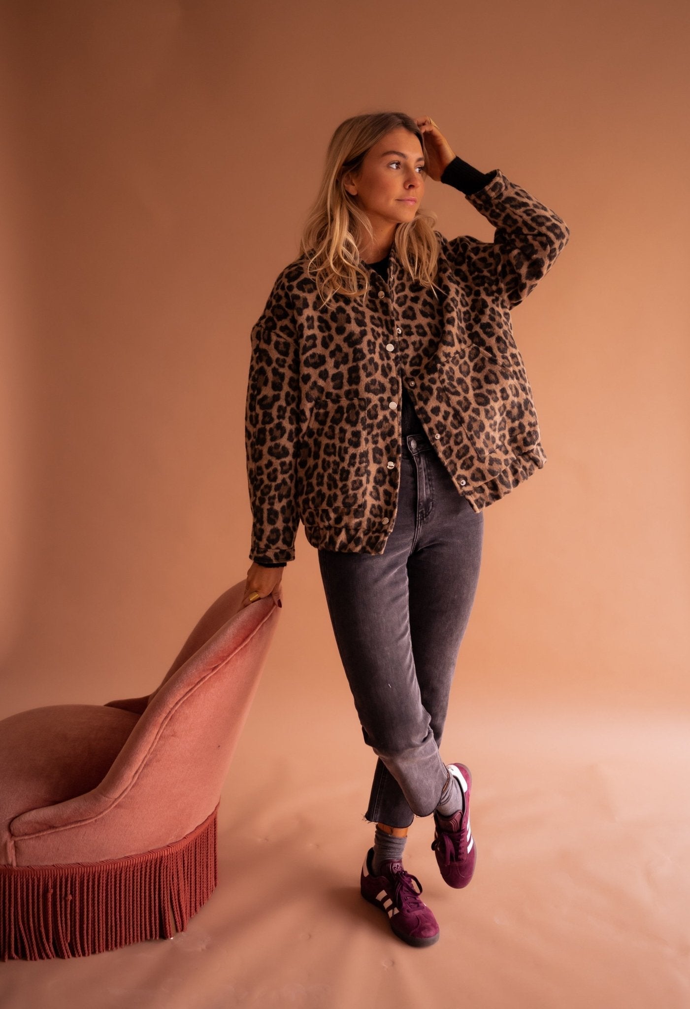 Charlène™ – veste à imprimé léopard