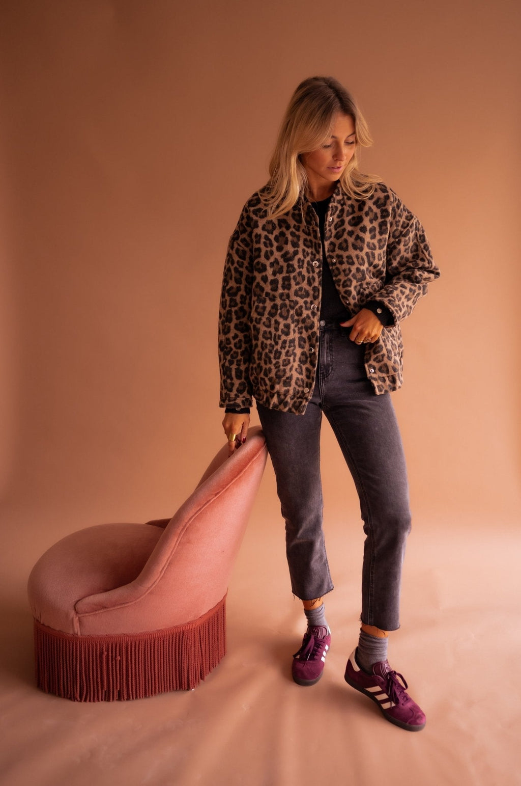 Charlène™ – veste à imprimé léopard
