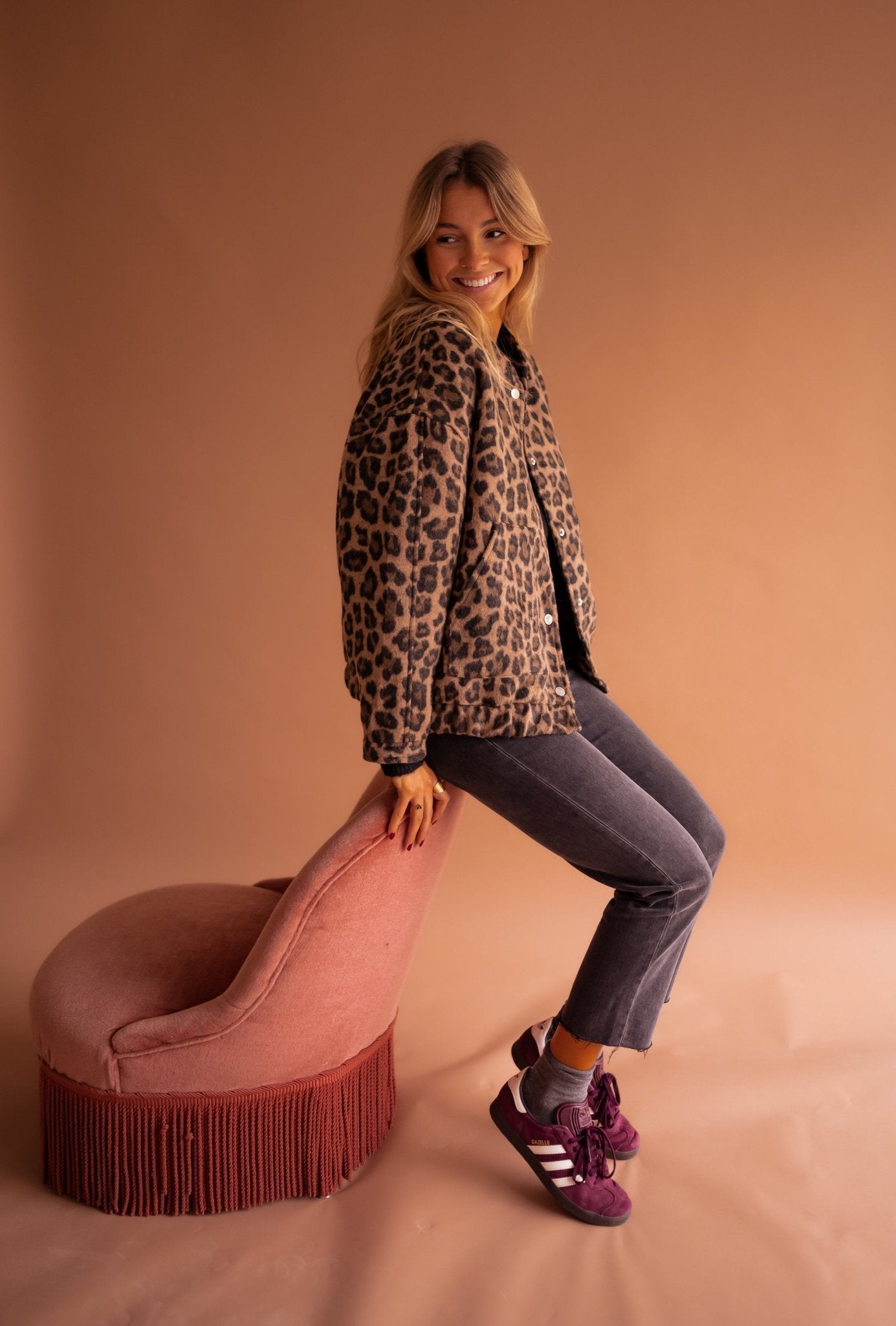 Charlène™ – veste à imprimé léopard