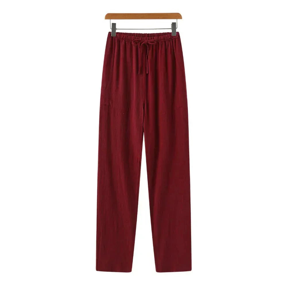 Lenoir™ | Pantalon slim en lin