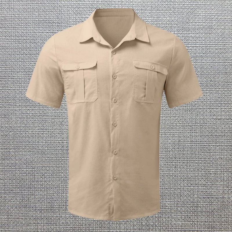 Lenoir™ | Chemise courte à deux poches