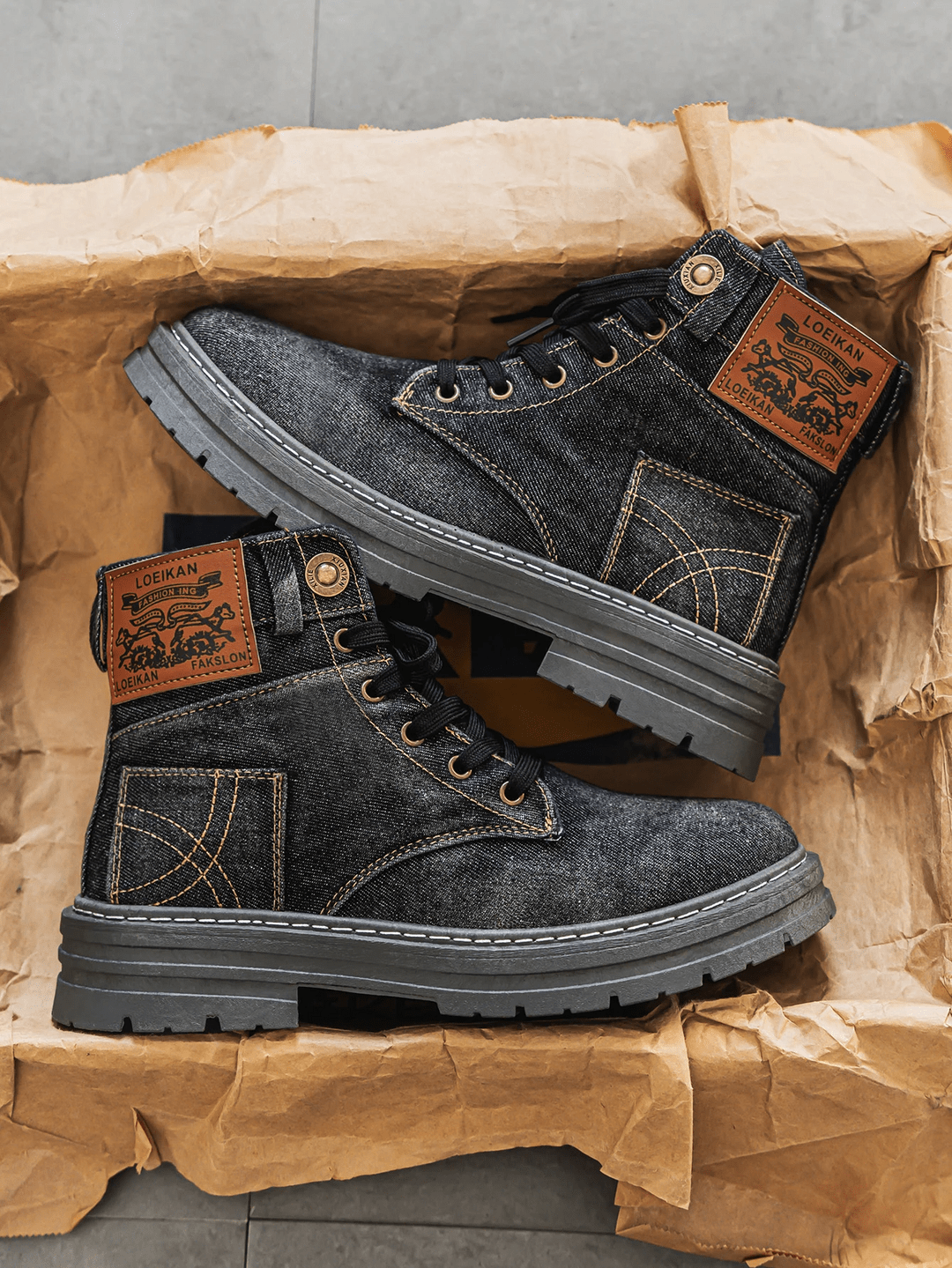 Lenoir™ | Bottes élégantes en denim