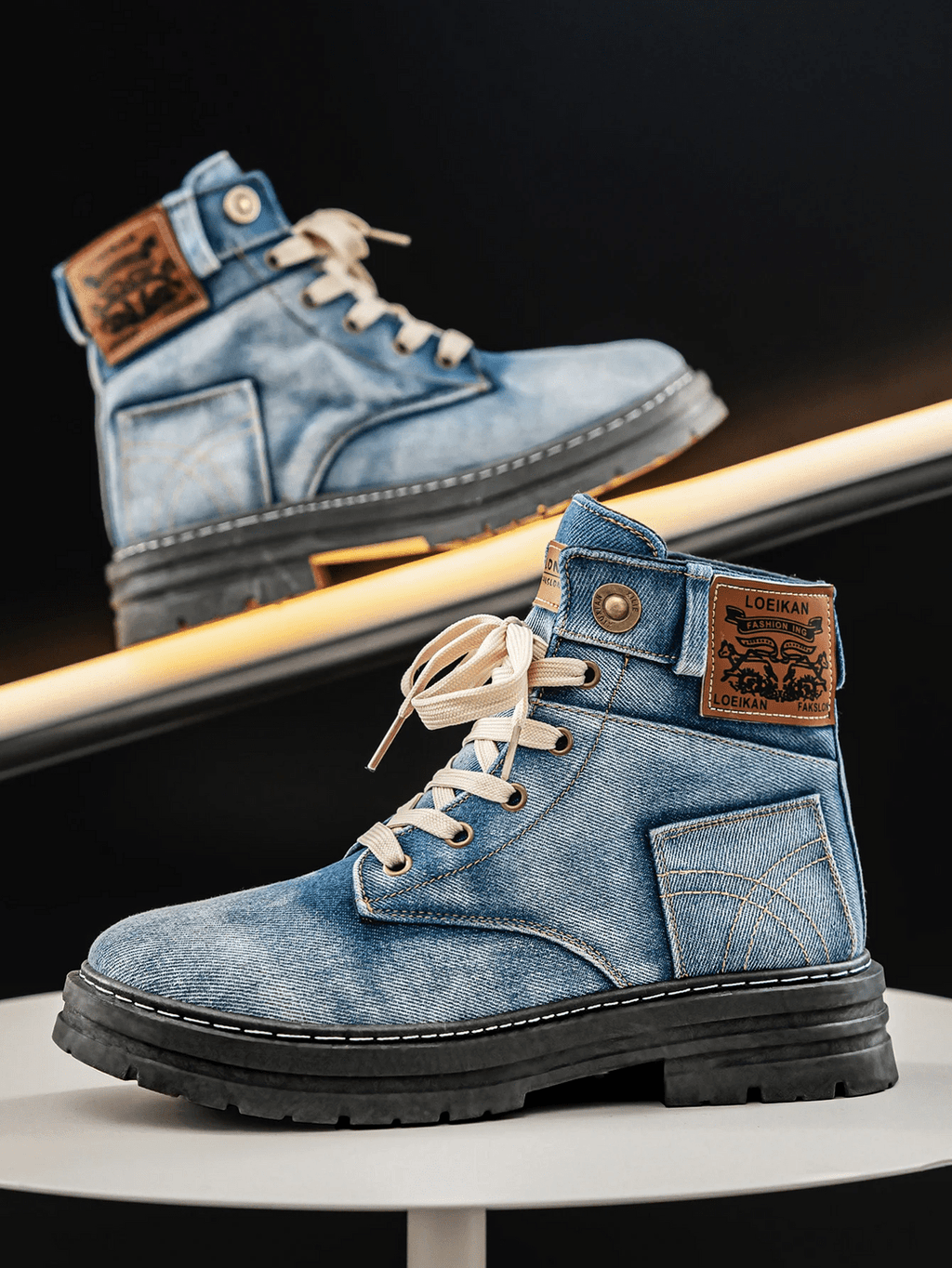 Lenoir™ | Bottes élégantes en denim
