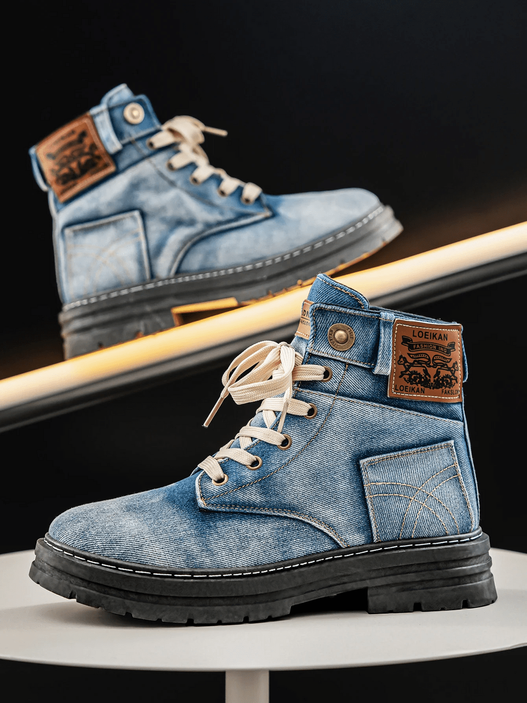Lenoir™ | Bottes élégantes en denim