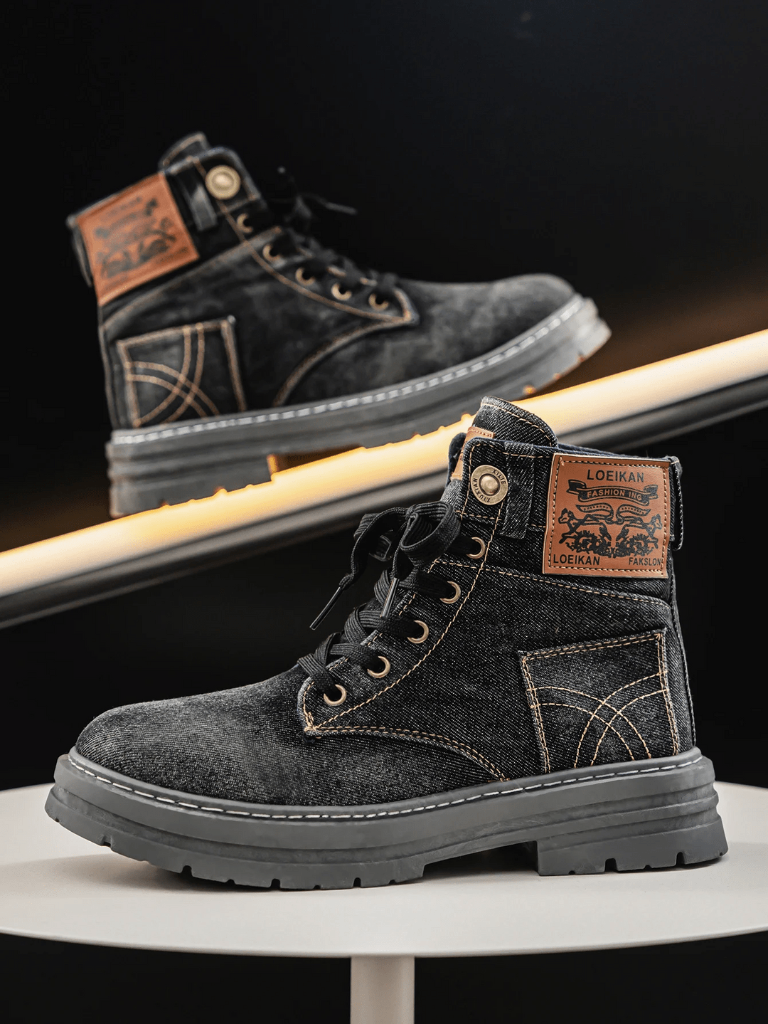 Lenoir™ | Bottes élégantes en denim