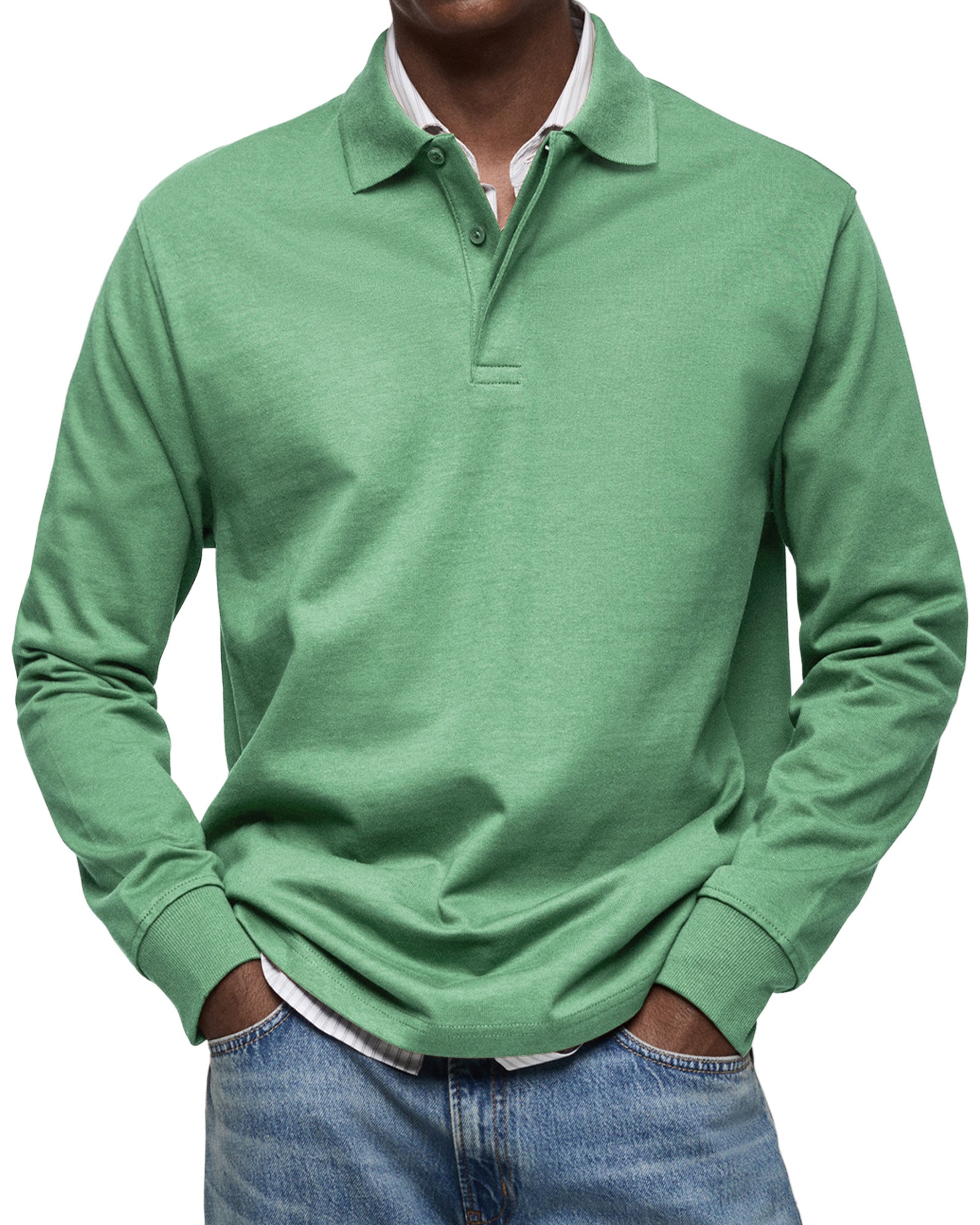 Lenoir™ | Chemise Poloshirt Casual à Manches Longues
