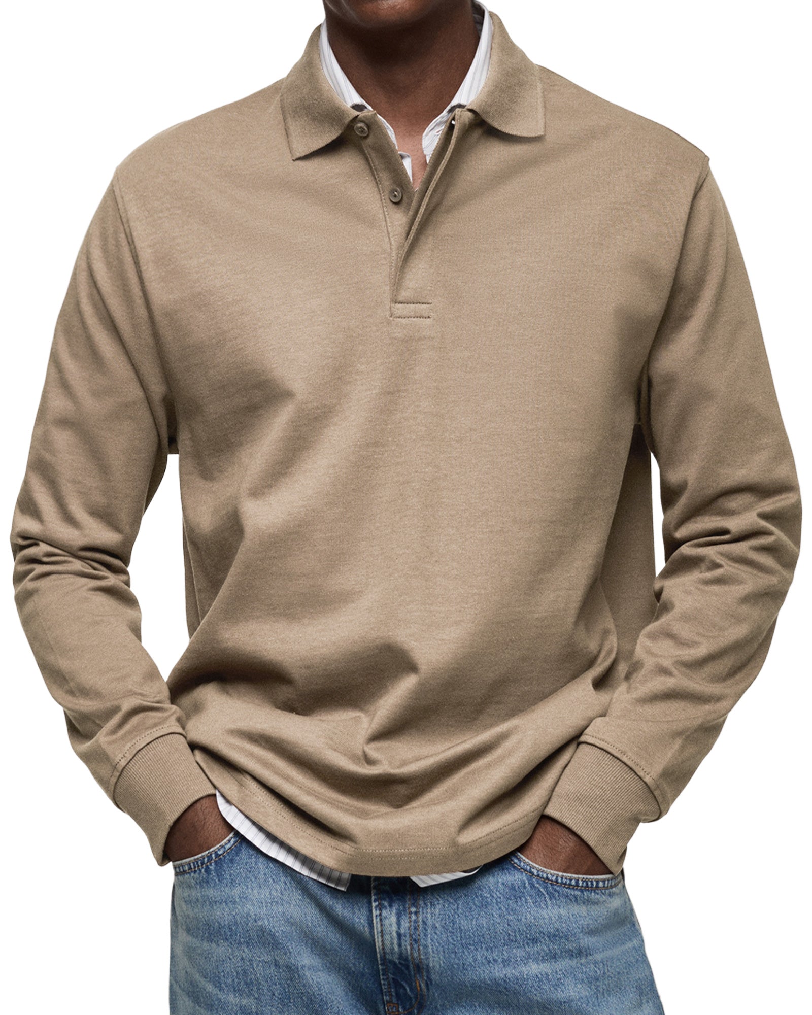 Lenoir™ | Chemise Poloshirt Casual à Manches Longues