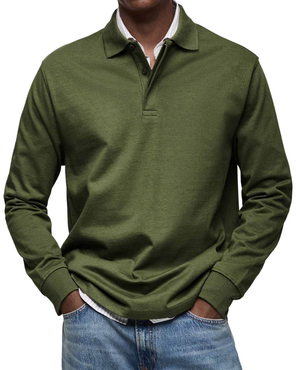 Lenoir™ - Chemise Poloshirt Casual à Manches Longues