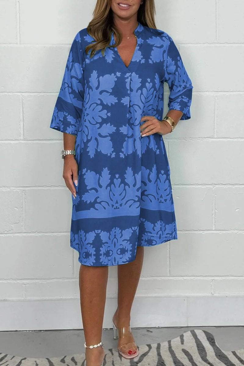 Isabelle | Robe printanière colorée