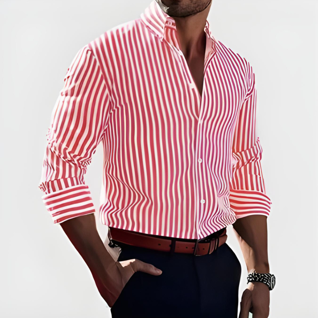 Lenoir™ | Chemise à rayures avec boutons