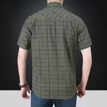 Lenoir™ | Chemise élégante à manches courtes à carreaux