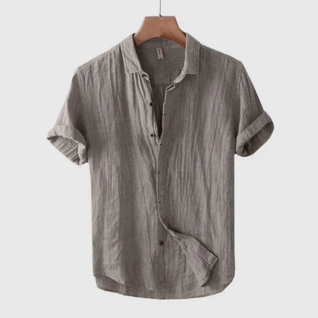Lenoir™ | Chemise élégante à manches courtes avec boutons