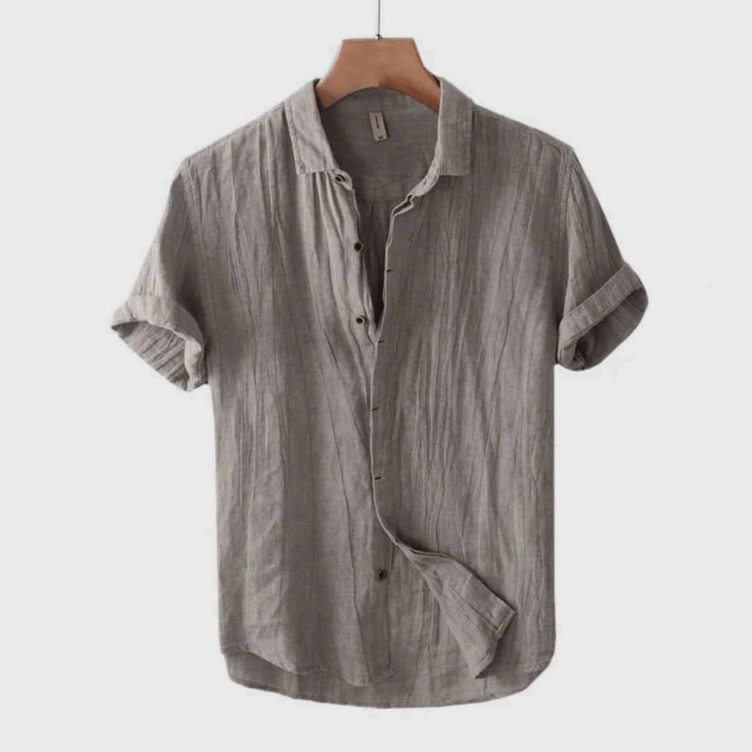 Lenoir™ | Chemise élégante à manches courtes avec boutons