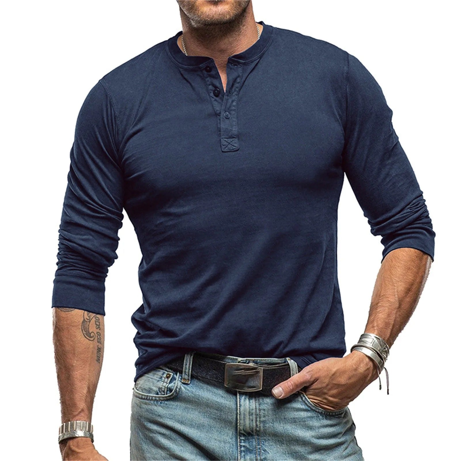 Lenoir™ | Chemise vintage à manches longues