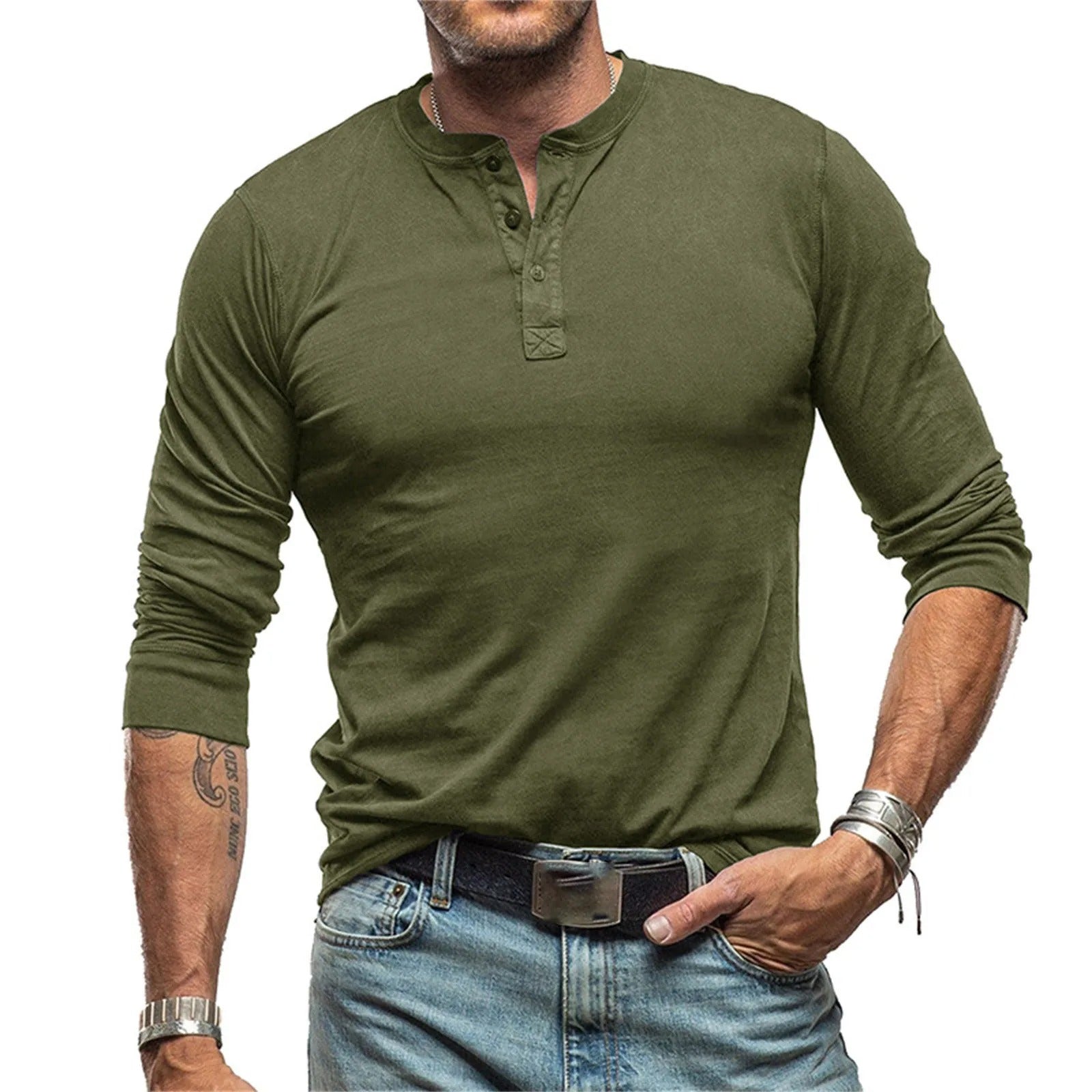 Lenoir™ | Chemise vintage à manches longues
