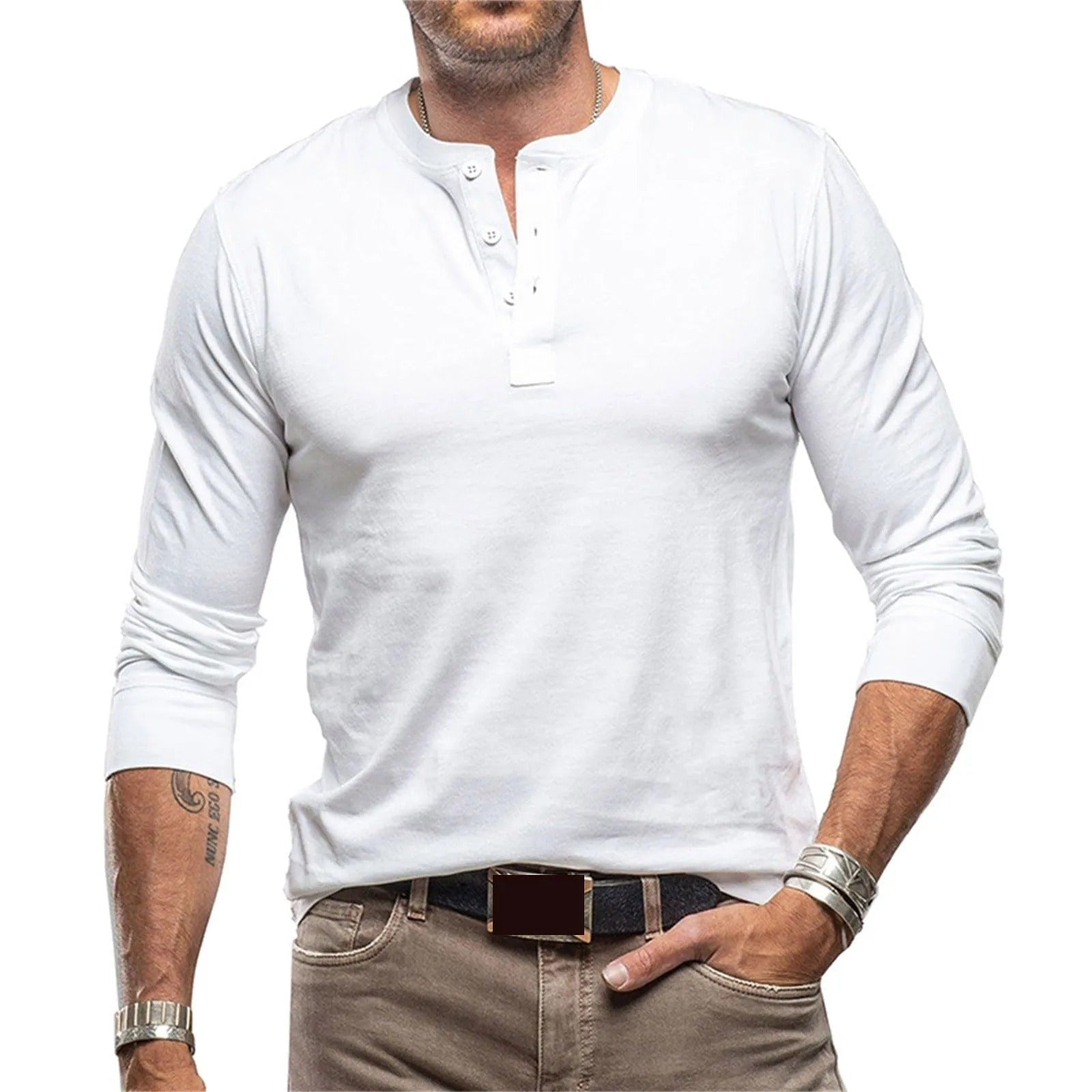Lenoir™ | Chemise vintage à manches longues