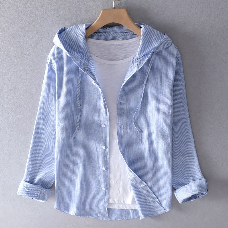 Elena | Blouse à capuche légère