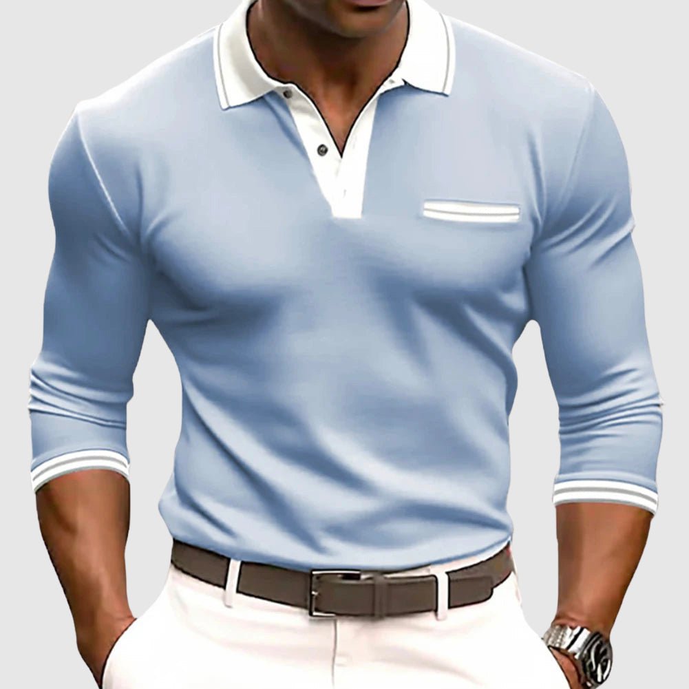 Lenoir™ | Chemise à détails contrastés élégants