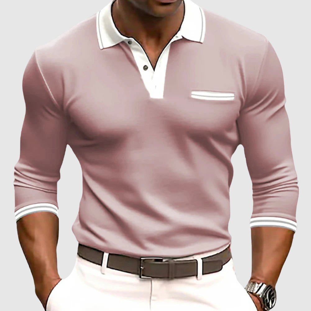 Lenoir™ | Chemise à détails contrastés élégants