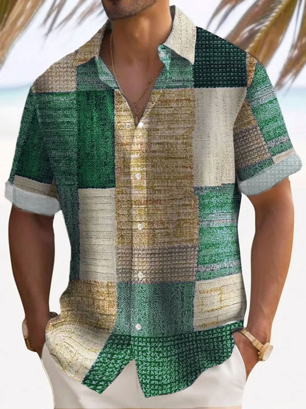 Lenoir™ | Chemise élégante à manches courtes