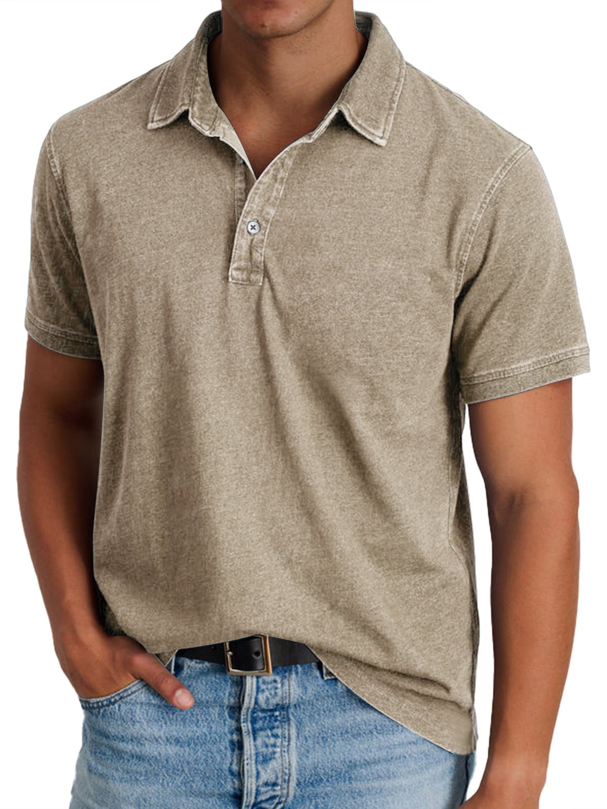 Lenoir™ - Polo avec collier pour hommes